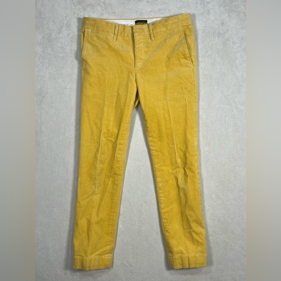 Women’s Ralph Lauren Rugby Size 6 Yellow Corduroy Classic Trad Ivy Pants Trouser - Picture 4 of 9